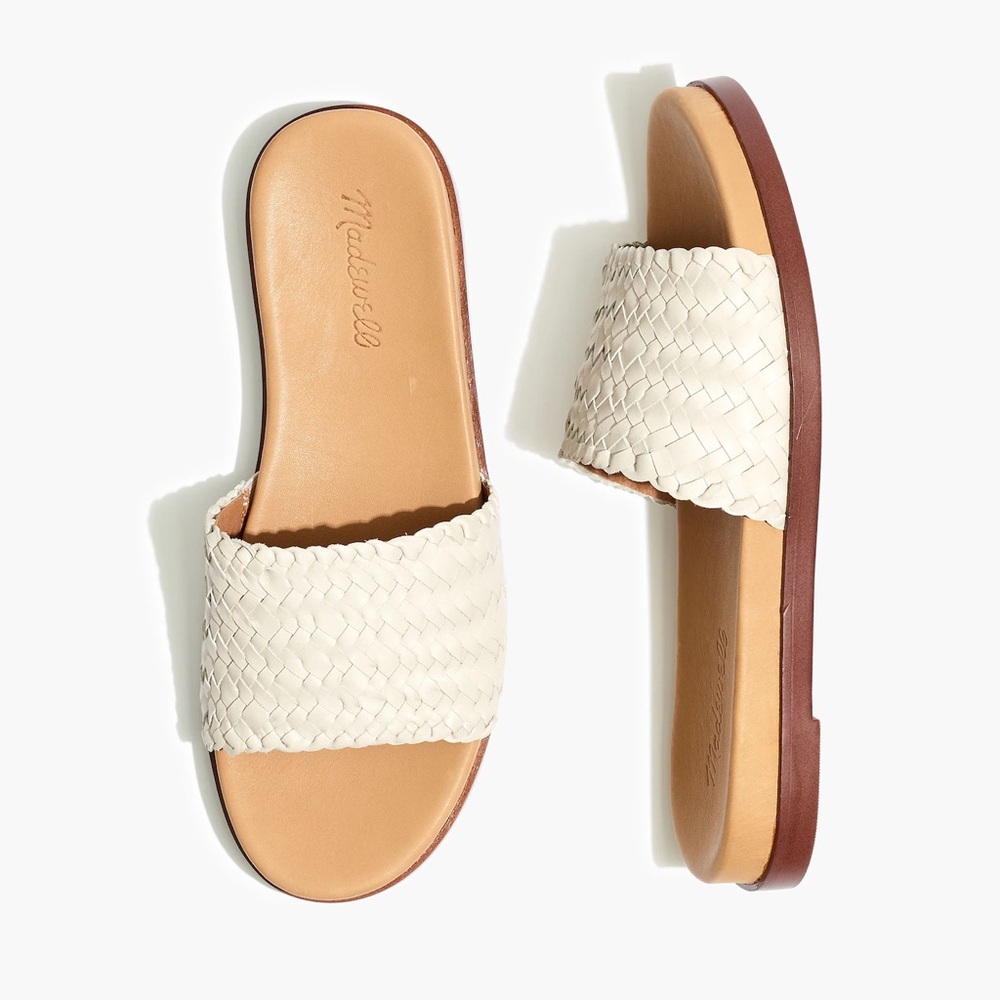 Madewell Louisa Slides in Oyster